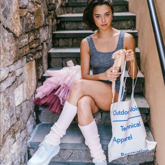 Brand New Outdoor Voices OV Canvas Tote - Picture 3 of 5